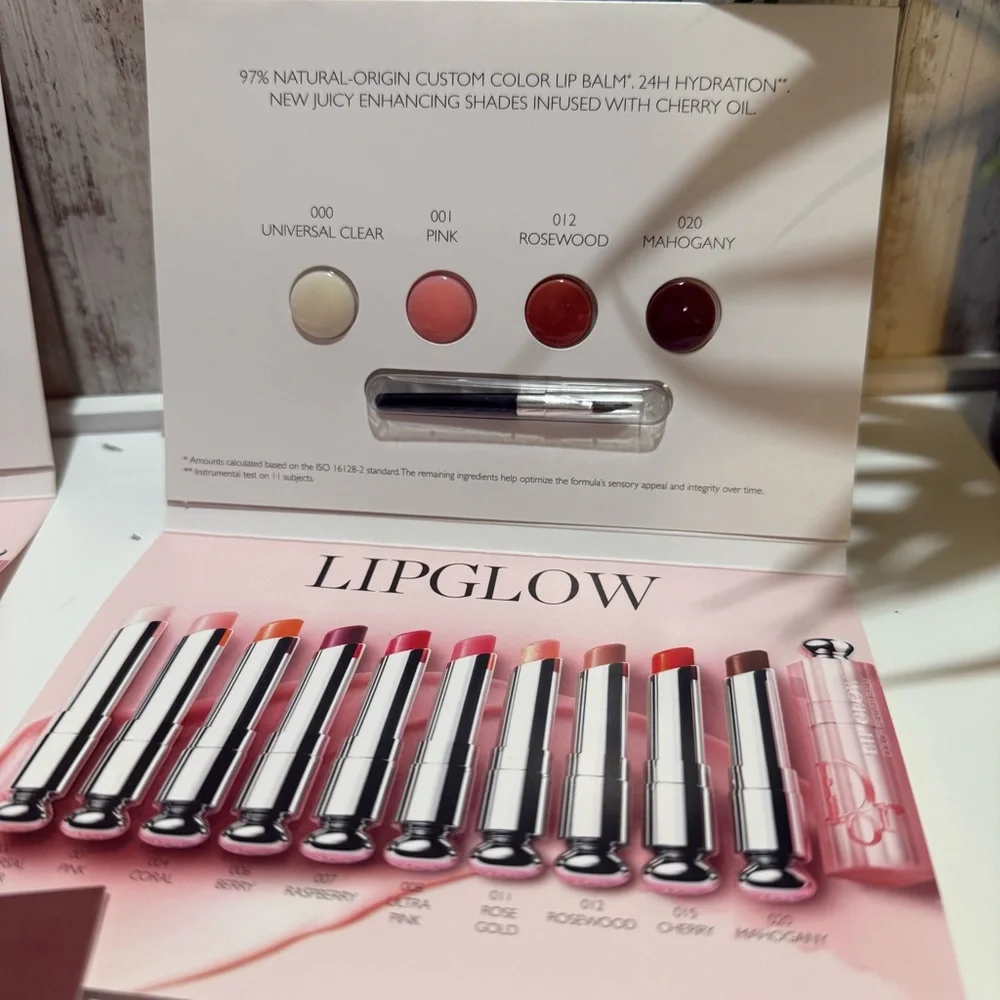 Dior Addict and Lip Glow Lipstick Samples